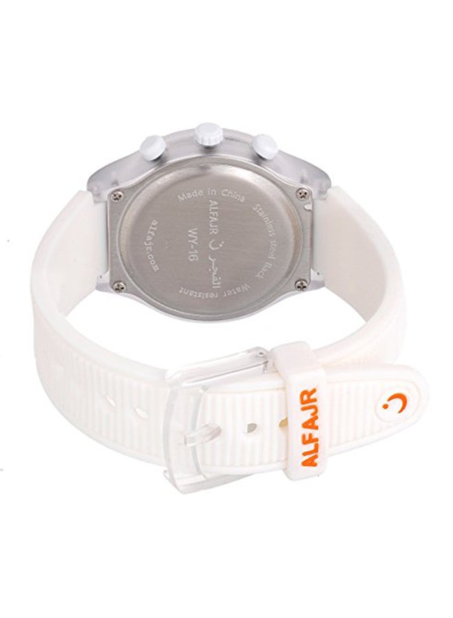 Best Sports Islamic Prayer Digital Watch WY-16 White - 38 mm - White - v1603452599/N40822570A_2