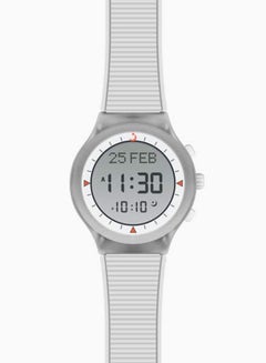 Alfajr Best Sports Islamic Prayer Digital Watch WY-16 White - 38 mm - White  - Image 3