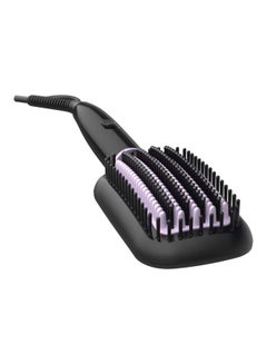 Philips Heated Straightening Brush BHH880, 2 Years Warranty Black/Violet  - Image 4