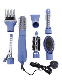 GEEPAS 8-In-1 Hair Styler Set Blue/White/Black  - Image 3