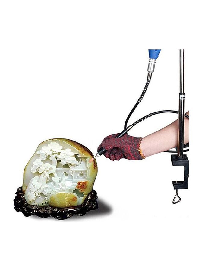 Electric Grinder Polishing Engraving Milling Accessory Black/Silver 23.5x18.65x2.15cm - Image 3