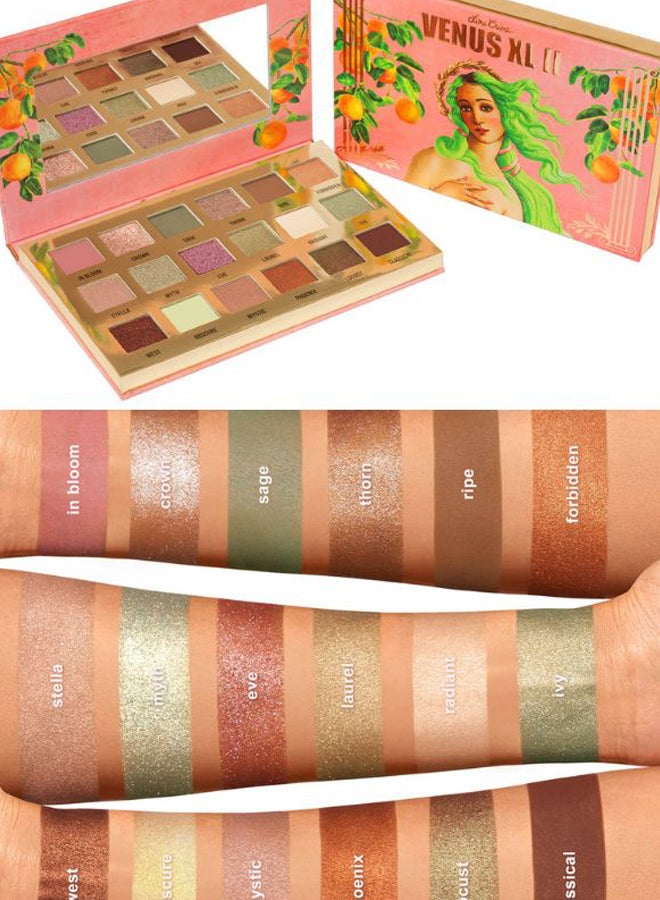 Lime Crime - Venus XL 2 Eyeshadow Palette Pink/Copper/Green - Image 1