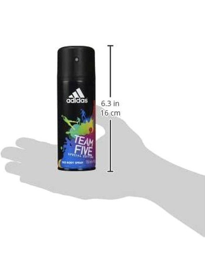 اديداس بخاخ مزيل عرق تيم فايف للجسم 150ملليلتر - Image 4