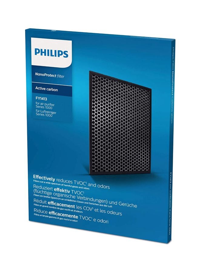Philips - Genuine Air Purifier Nano Protect Replacement Filter, 2-in-1 Air Purifier and Humidifier FY1413/30 - For AC1215 & AC2729 FY1413/30 Black - Image 1