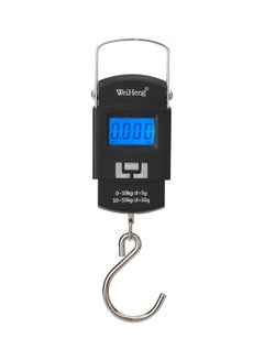 WeiHeng Rechargeable LCD Electronic Scale Black/Blue/Silver 103x58x22mm  - Image 1