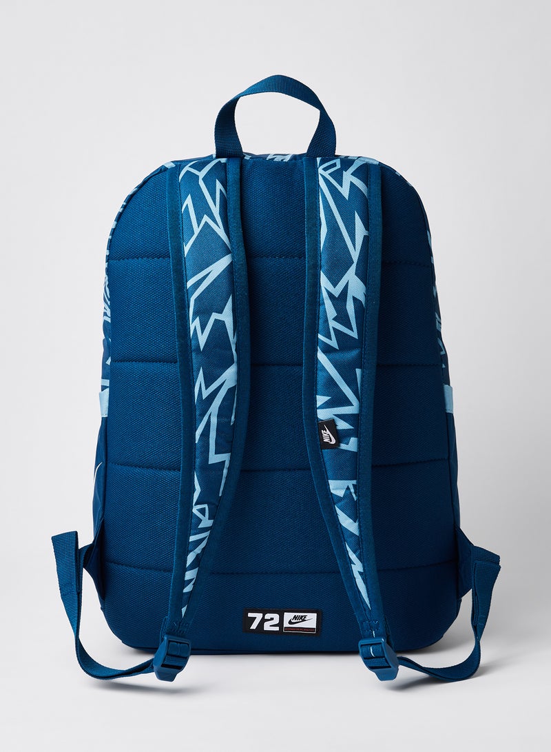 All Access Soleday Printed Backpack in Navy Valerian Blue/Cerulean/White