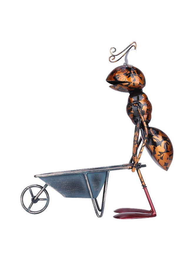 TOOARTS Ant Sculpture Decorative Accessory Coffee 34x12x14.5cm