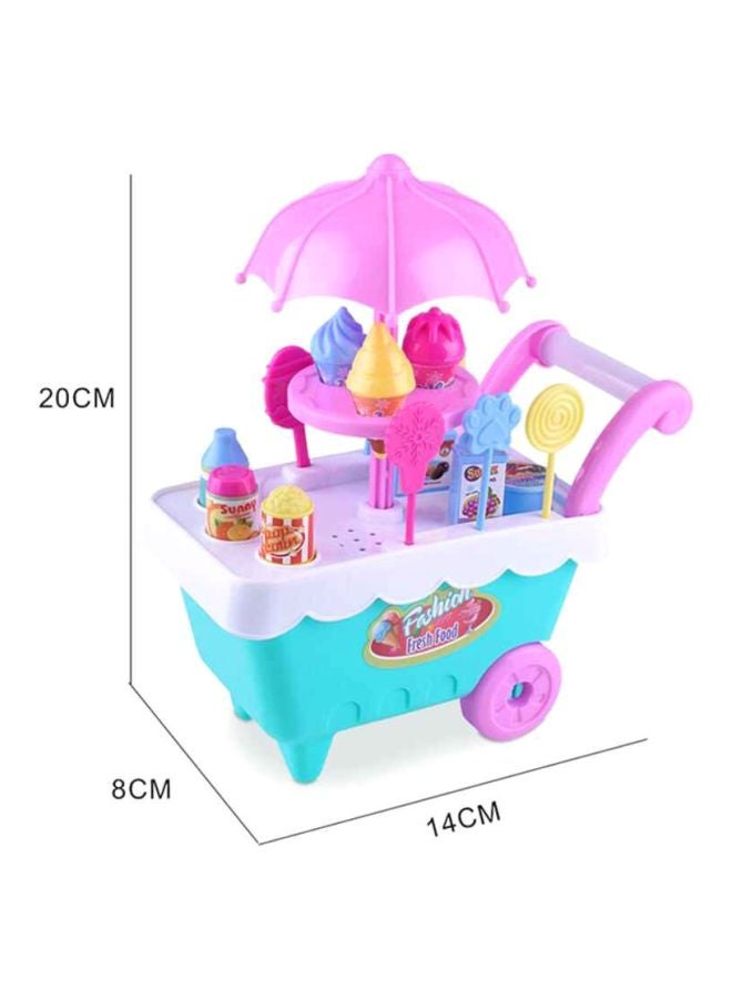 سيثيريا مجموعة ألعاب عربة الآيس كريم 20x8x14سم - Image 4