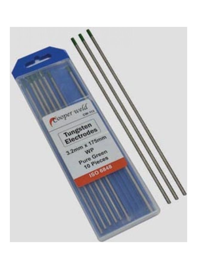 كوبرويلد طقم أقطاب كهربائية مؤلف من 10 قطع رمادي/أخضر NAسم