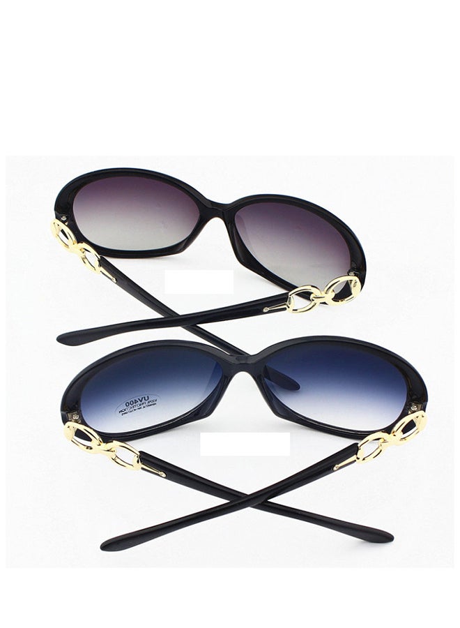 Women's Sunglasses Classic Fashion Glasses Trendy Uv Protection Sunglasses (Bright Black) - Image 2