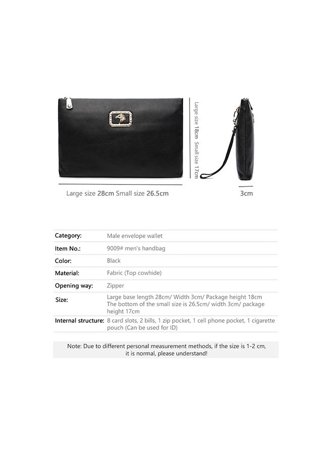 Generic - Leather Travel Laptop Sleeve Black - Image 1