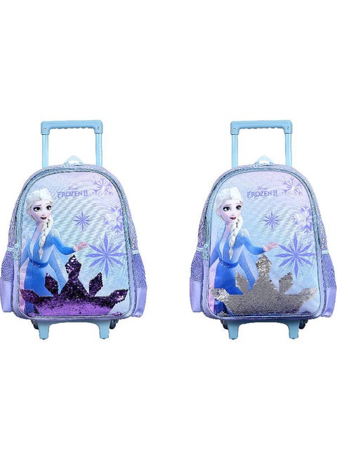 Frozen II Trolley Bag Light Blue