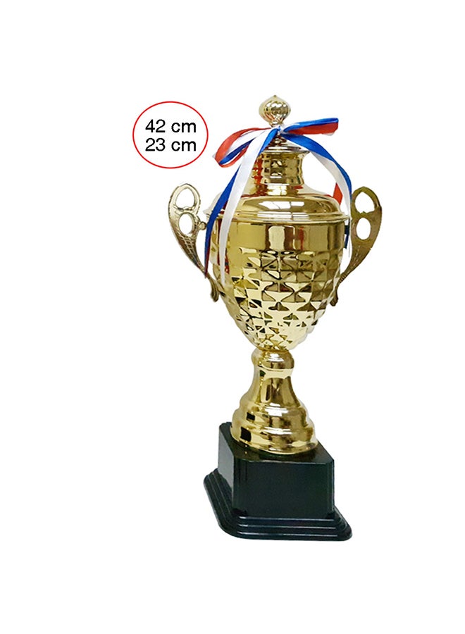 سبال طقم كؤوس زينة مطلية كهربائيًا مكون من 3 قطع ذهبي 55سم - Image 4