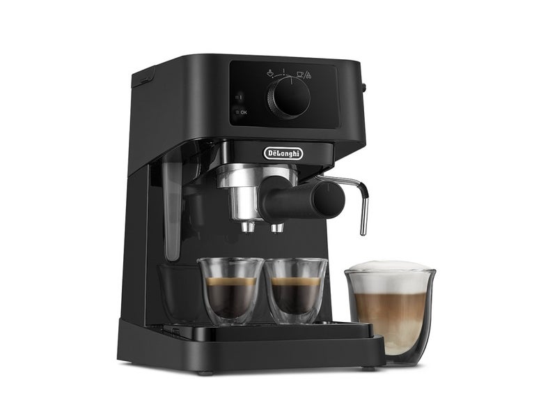 De'Longhi - Stilosa Traditional Barista Pump Espresso Machine 110 ml 1100 W EC235 Black - Image 1