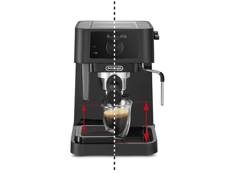 De'Longhi - Stilosa Traditional Barista Pump Espresso Machine 110 ml 1100 W EC235 Black - Image 1