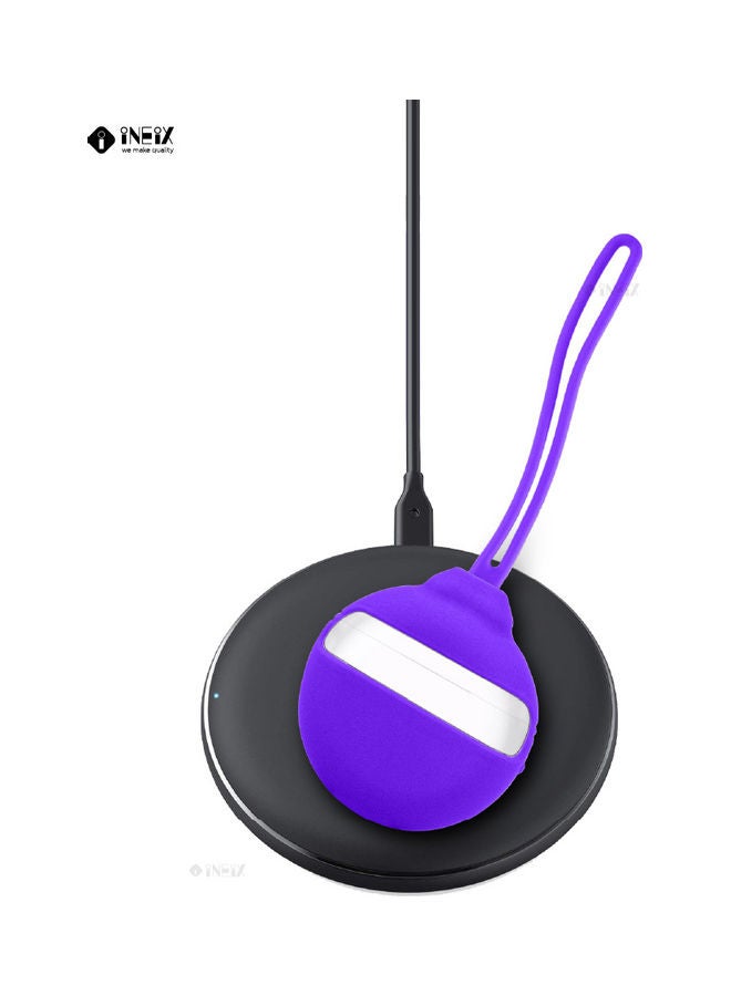 إينيكس غطاء حماية من السيليكون مع سوار لليد والرقبة لسماعة هواوي فري بادز 3 أرجواني - Image 4