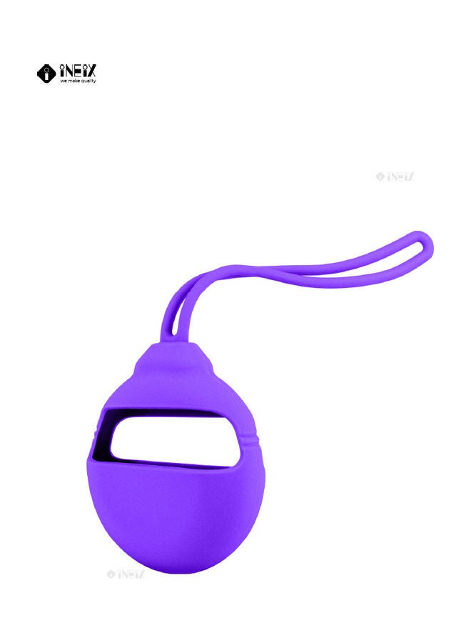 إينيكس غطاء حماية من السيليكون مع سوار لليد والرقبة لسماعة هواوي فري بادز 3 أرجواني - Image 5