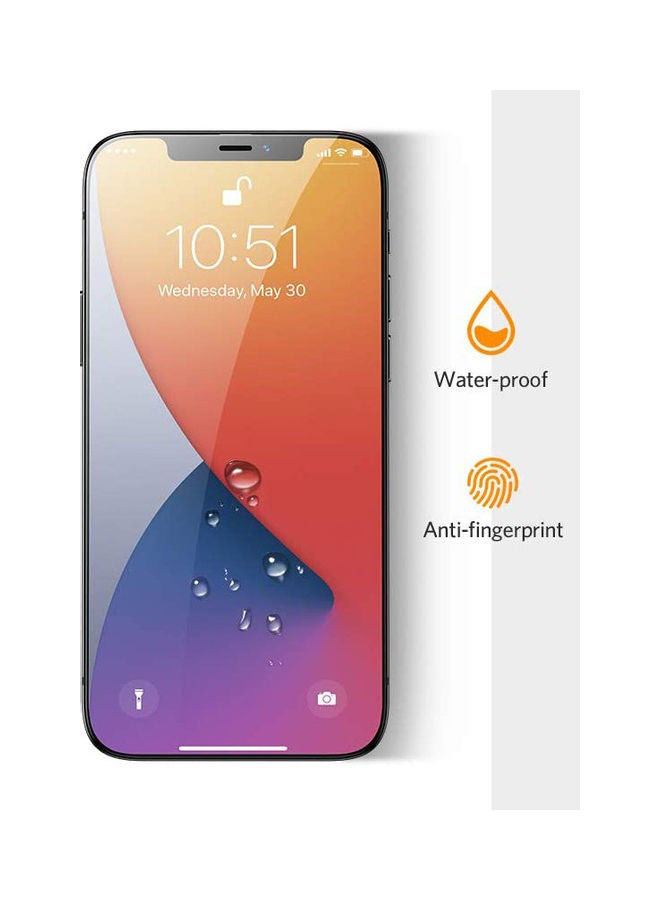 إينيكس واقي شاشة كامل من الزجاج المقوى للخصوصية لهاتف Apple iPhone 12 Pro - Image 3
