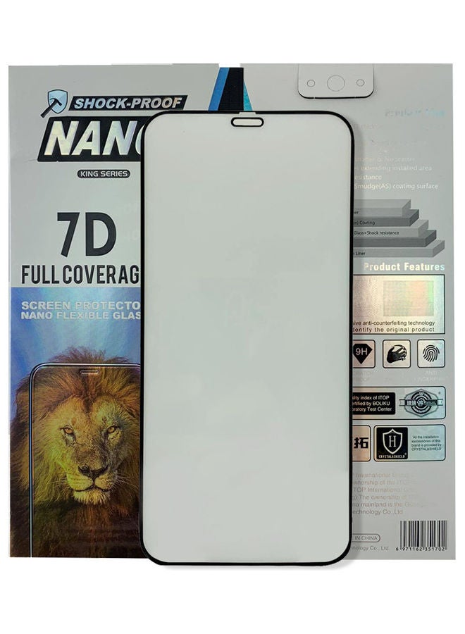 إينيكس لاصقة حماية نانو 7D للوقاية من الصدمات لأبل آيفون 12 ميني أسود - Image 4