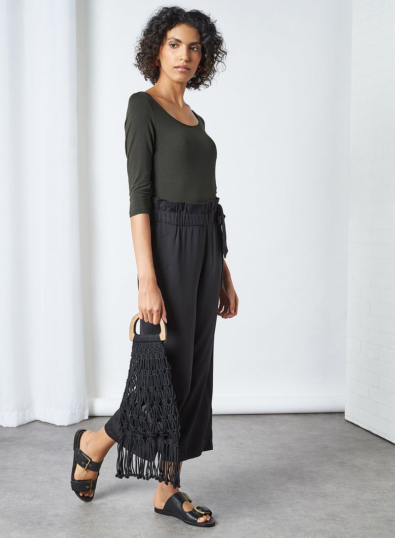 CODE BY LIFESTYLE Crew Neck T-Shirt Olive  - Image 2