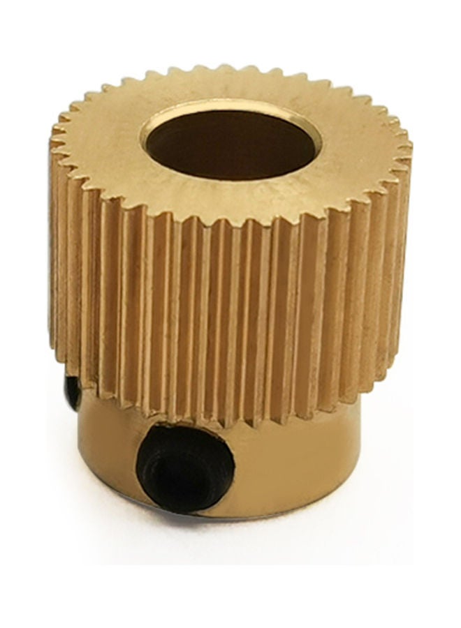 أيبيسي بكرة للباثق من النحاس الأصفر بعدد 40 سناً متوافقة مع طابعة كريالتي إندر 3/3S/V2/5 Cr10/10S/V2 ثلاثية الأبعاد ذهبي - Image 1