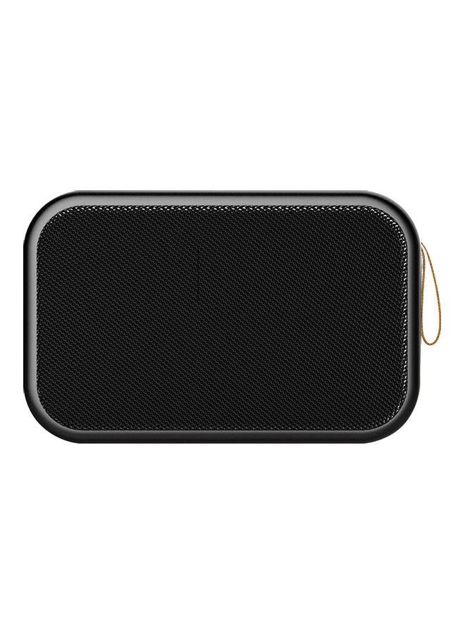 Portable Cloth Fabric BT Speaker Outdoor Mini Wireless Bass Subwoofer Multifunctional Sound Box Loudspeakers V8136B-V Black - Image 1