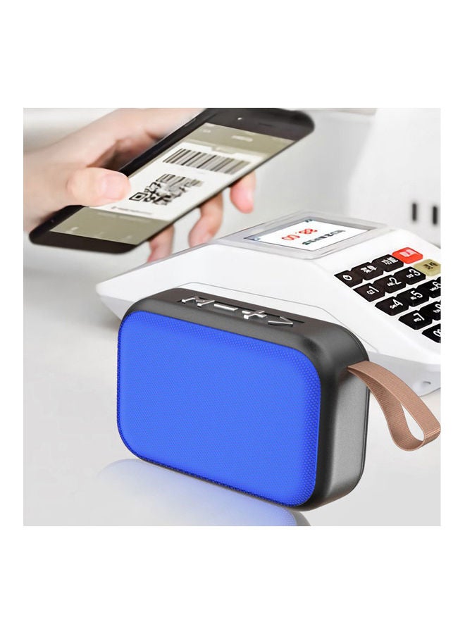Portable Cloth Fabric BT Speaker Outdoor Mini Wireless Bass Subwoofer Multifunctional Sound Box Loudspeakers V8136B-V Black - Image 4