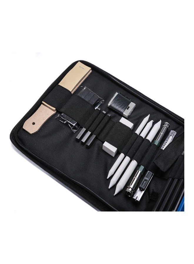 H&B Sketch Painting Set Kit for Children Kids Adults Artist Drawing Picturing Coloring Sketching Calligraphy Portable Present Gift Multicolor  - Image 3