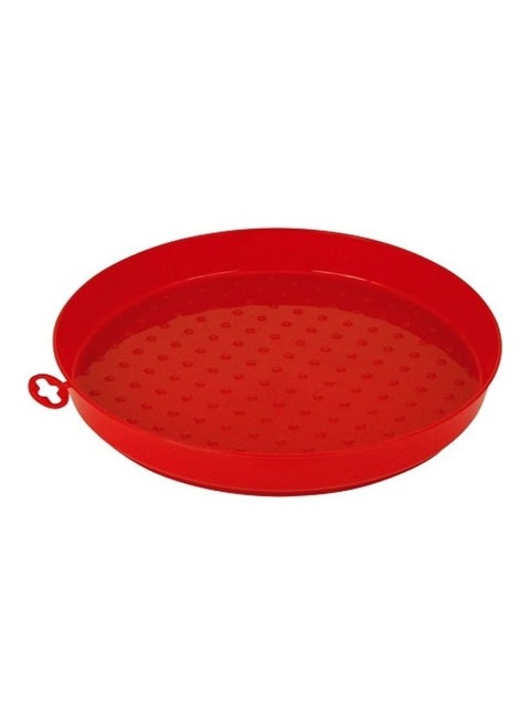 30cm Feeder Multi-Use Premium Pet Food Tray/Cage Accessory red 30×2.5×2.5cm