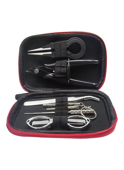 Generic 9Pcs Vape DIY Tool Bag Ceramic Tweezers Pliers Wire Heaters Coil Jig Winding Kit Multicolor 12.7*10cm | Best Price KSA | Riyadh, Jeddah Generic 9Pcs Vape DIY Tool Bag Ceramic Tweezers Pliers Wire Heaters Coil Jig Winding Kit Multicolor 12.7*10cm | Best Price KSA | Riyadh, Jeddah
