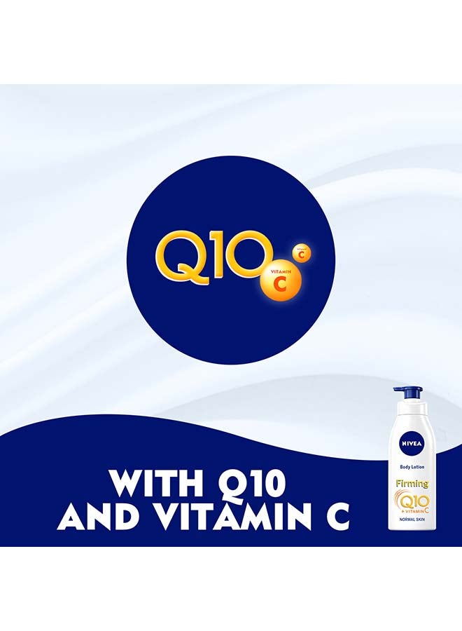 Nivea Q10 Plus Vitamin C Firming Body Lotion, Normal Skin 400ml Pack of 2 - Image 3