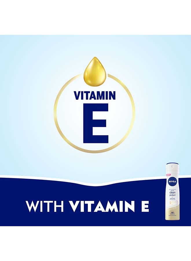 نيفيا مجموعة بخاخ مضاد للتعرق كلين بروتيكت بخلاصة الشبة النقية مكونة من قطعتين 150ملليلتر - Image 3