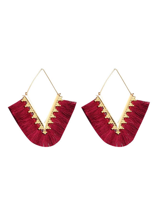 Bohemian Women V Tassel Dangle Earrings