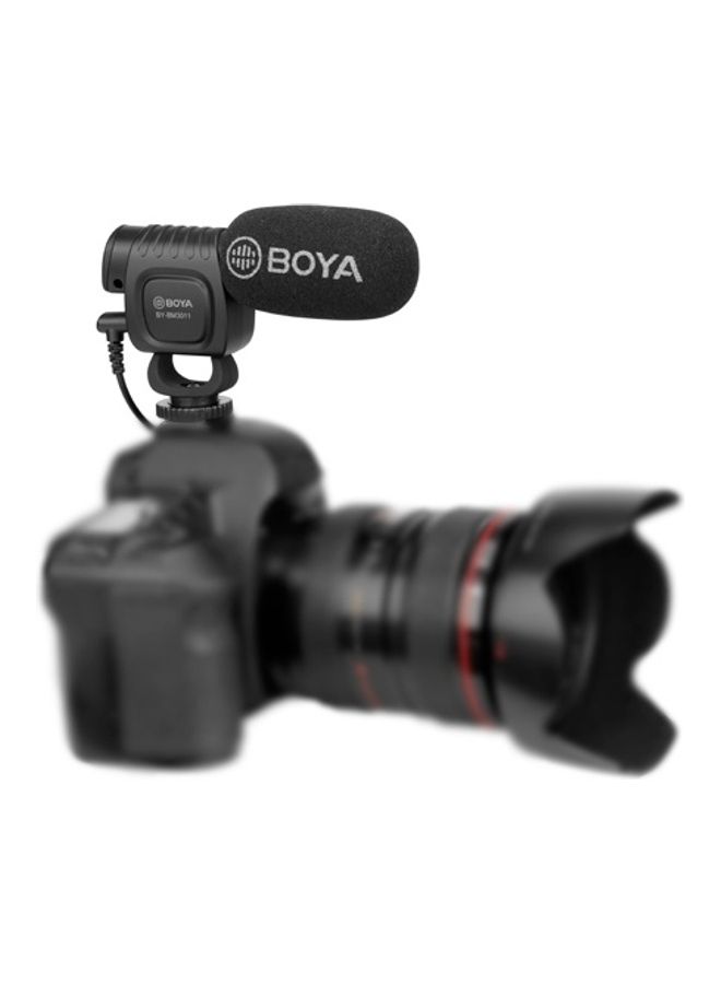 BOYA - Compact On Camera Shot Gun Microphone Bm3011 BY-BM3011 Black - Image 1