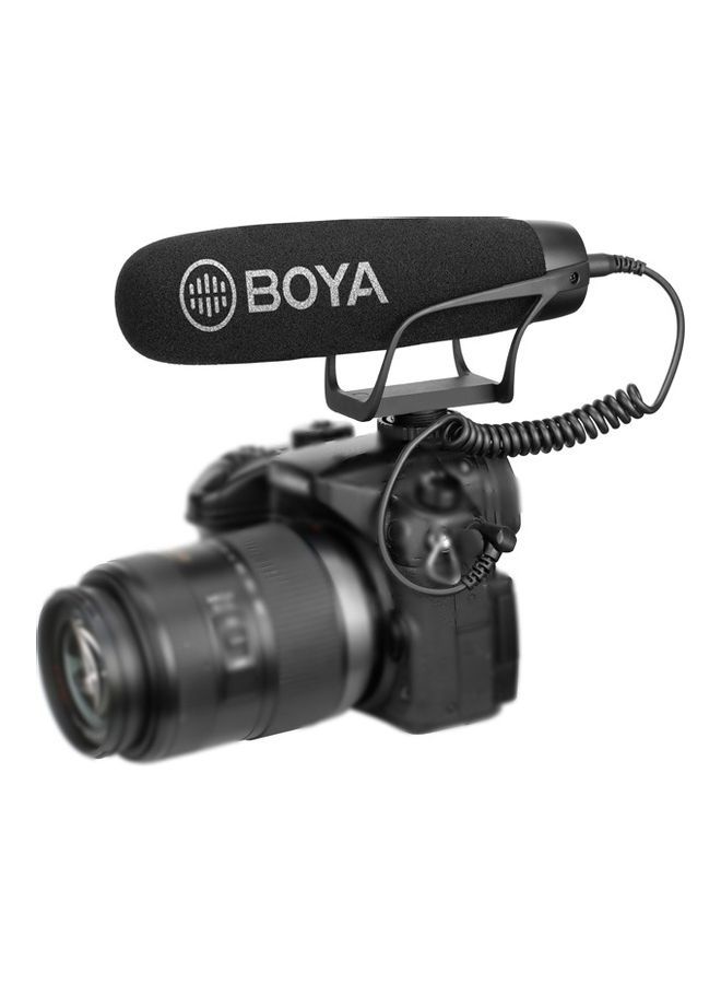 BOYA - Wired On Camera Compact Shot Gun Microphone Bm2021 BY-BM2021 Black - Image 1