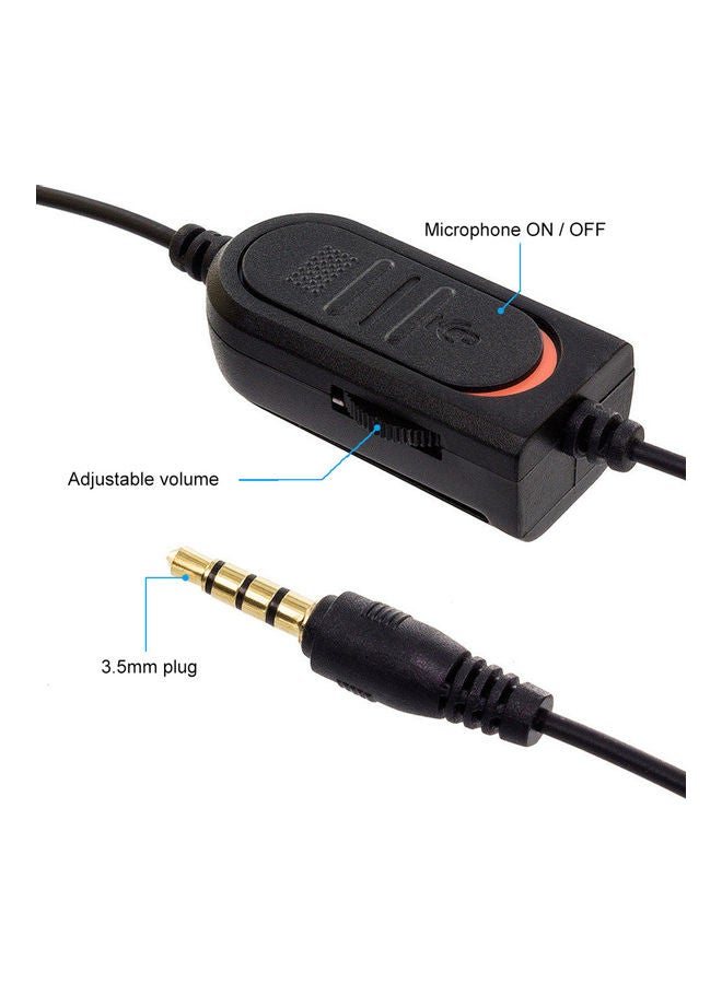 Wired Noise Cancelling Gaming Headset Headphones with Microphone For PS4 /PS5 /XOne /XSeries /Nswitch /PC