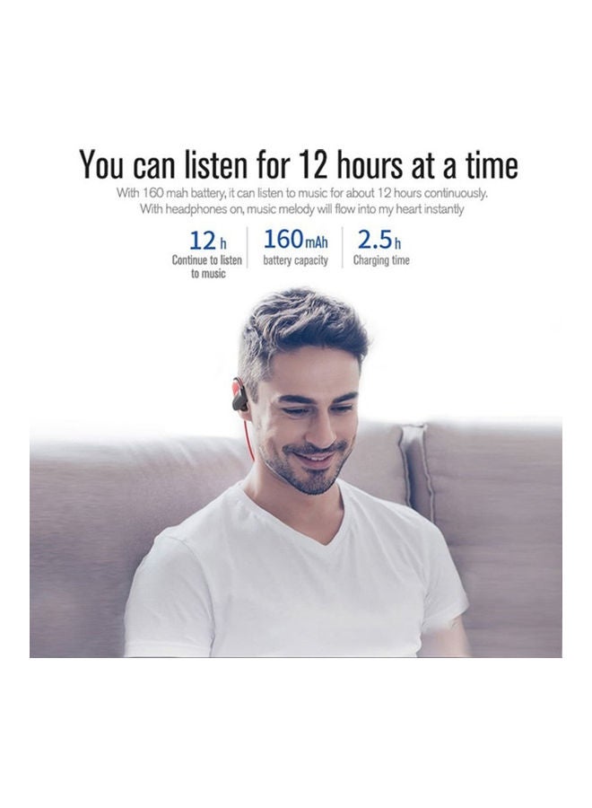 Generic K98 Waterproof Shock Bass Stereo Wireless Bluetooth Sport Headset Headphone black  - Image 4