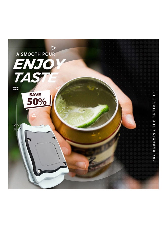 Bottle Opener Can Opener Kitchen Accessories Bar Tool Multifunction Can Openers Beer Opener for Home Kitchen Grey 10*1.5*6cm - Image 3