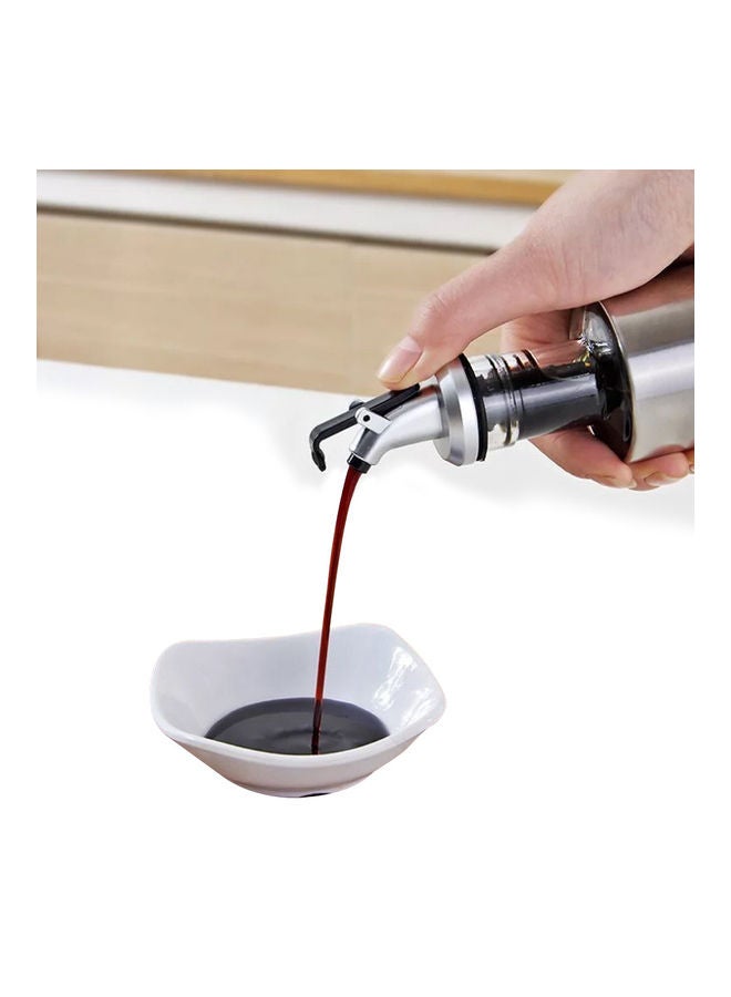 Generic - Bottle Pourer Oil Sprayer Cap Spout Liquor Dispenser for Olive Oil Vinegar Bottle Pourers Spouts Silver 9.5*3*5cm - Image 1