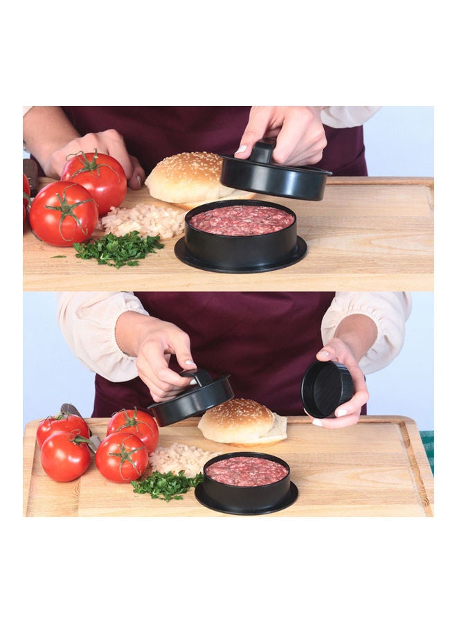 Generic - Burger Press Making Tools Patty Maker Kitchen Tool Easy to Clean Easy to Use Black 13*6.5*13cm - Image 1