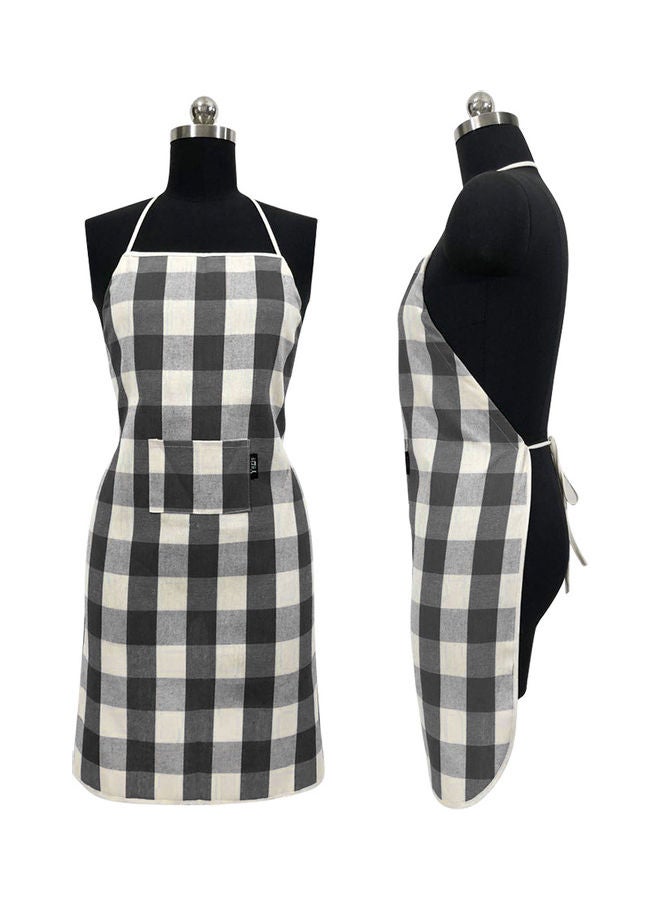 Apron with Pocket Kitchen Apron for Women Men Chef Kitchen Cooking Baking Gardening Restaurant Cafe Black 25.5*1*24cm - Image 2