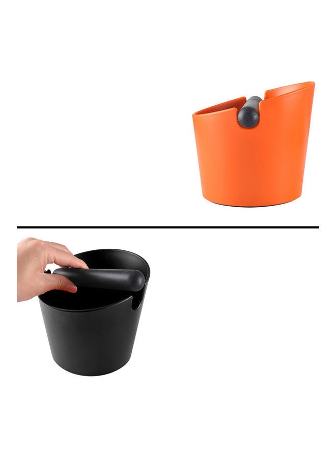 Coffee Grind Knock Box And Espresso Dump Bin Slag Bucket Coffee Machine Accessories Black 15*15*15cm