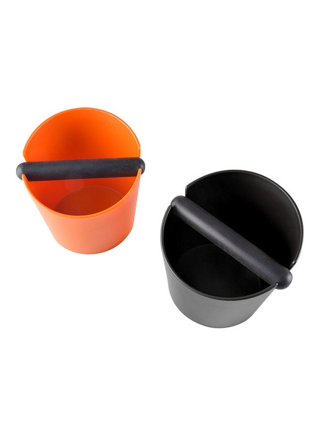 Coffee Grind Knock Box And Espresso Dump Bin Slag Bucket Coffee Machine Accessories Black 15*15*15cm