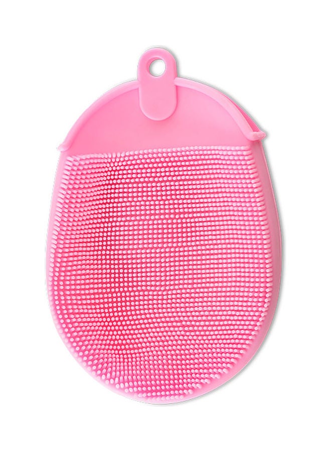 Cleaning Brush Gloves Premium TPE Dishwashing Gloves Fruit Vegetable Clean Scrubber Reusable Brush for Dishes Kitchen Bathroom Easy Storage Pink 15.1*3*10.4cm - Image 3