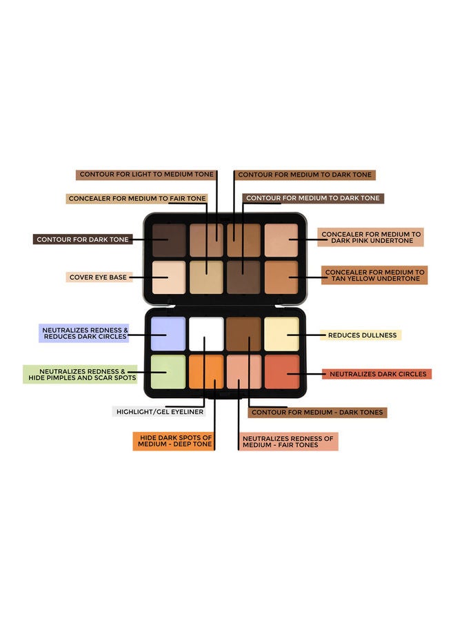 FOREVER52 Camouflage HD Palette Multicolour  - Image 2