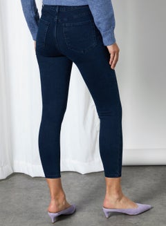 trendyol High Waist Ankle Length Jeggings Night Blue  - Image 4