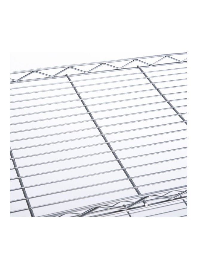 رف سلكي مكون من 5 أرفف رمادي 60x32x150سم - Image 5