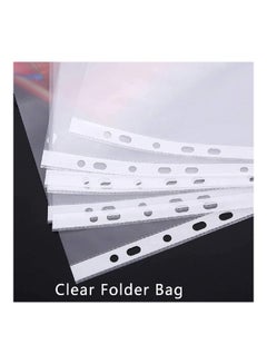 Libra 100-Piece A4 Size Heavy Duty Strong Spine Transparent Protector (100 micron) Clear  - Image 1