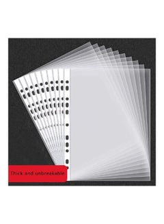 Libra 100-Piece A4 Size Heavy Duty Strong Spine Transparent Protector (100 micron) Clear  - Image 2