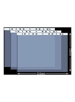 Libra 100-Piece A4 Size Heavy Duty Strong Spine Transparent Protector (100 micron) Clear  - Image 3